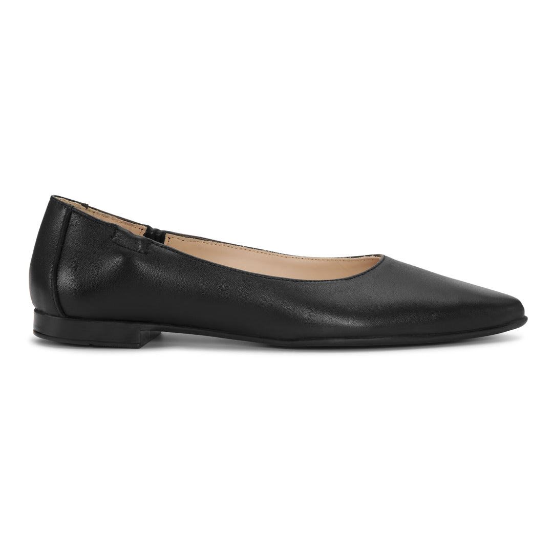 Shoe Biz Mathilde Black Ballerina Black