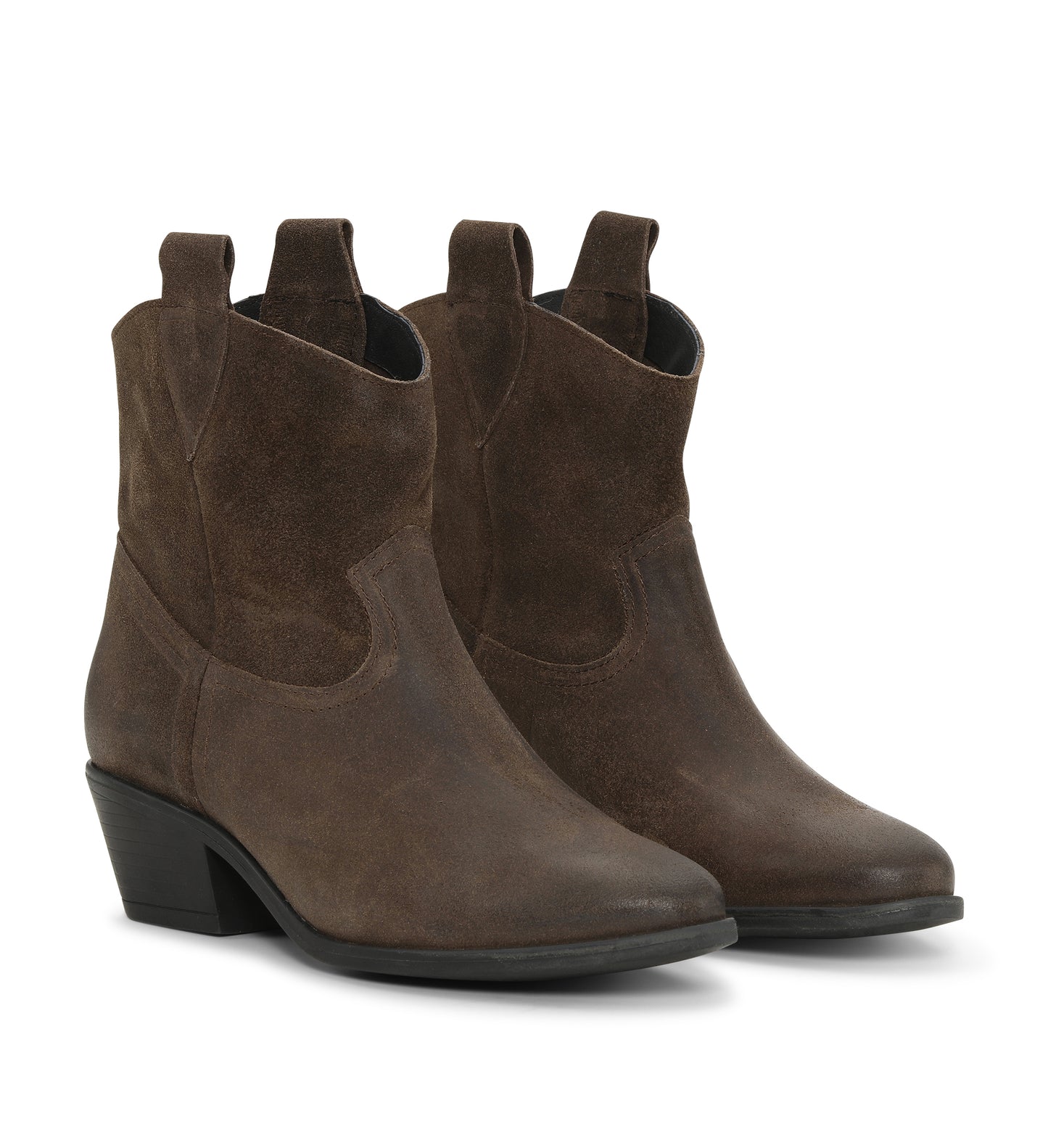 Shoe Biz Mona Short Boot Brown