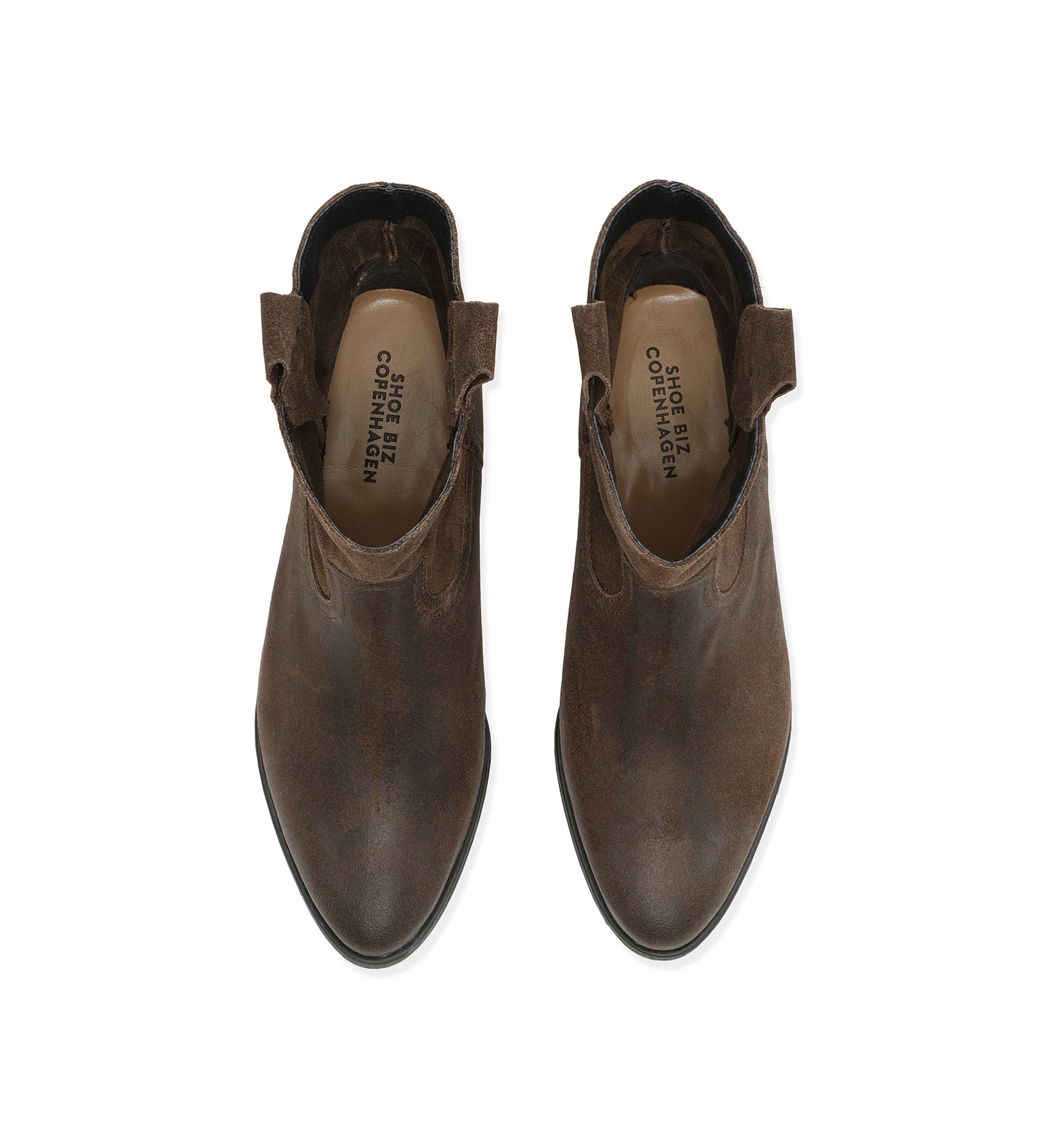 Shoe Biz Mona Short Boot Brown