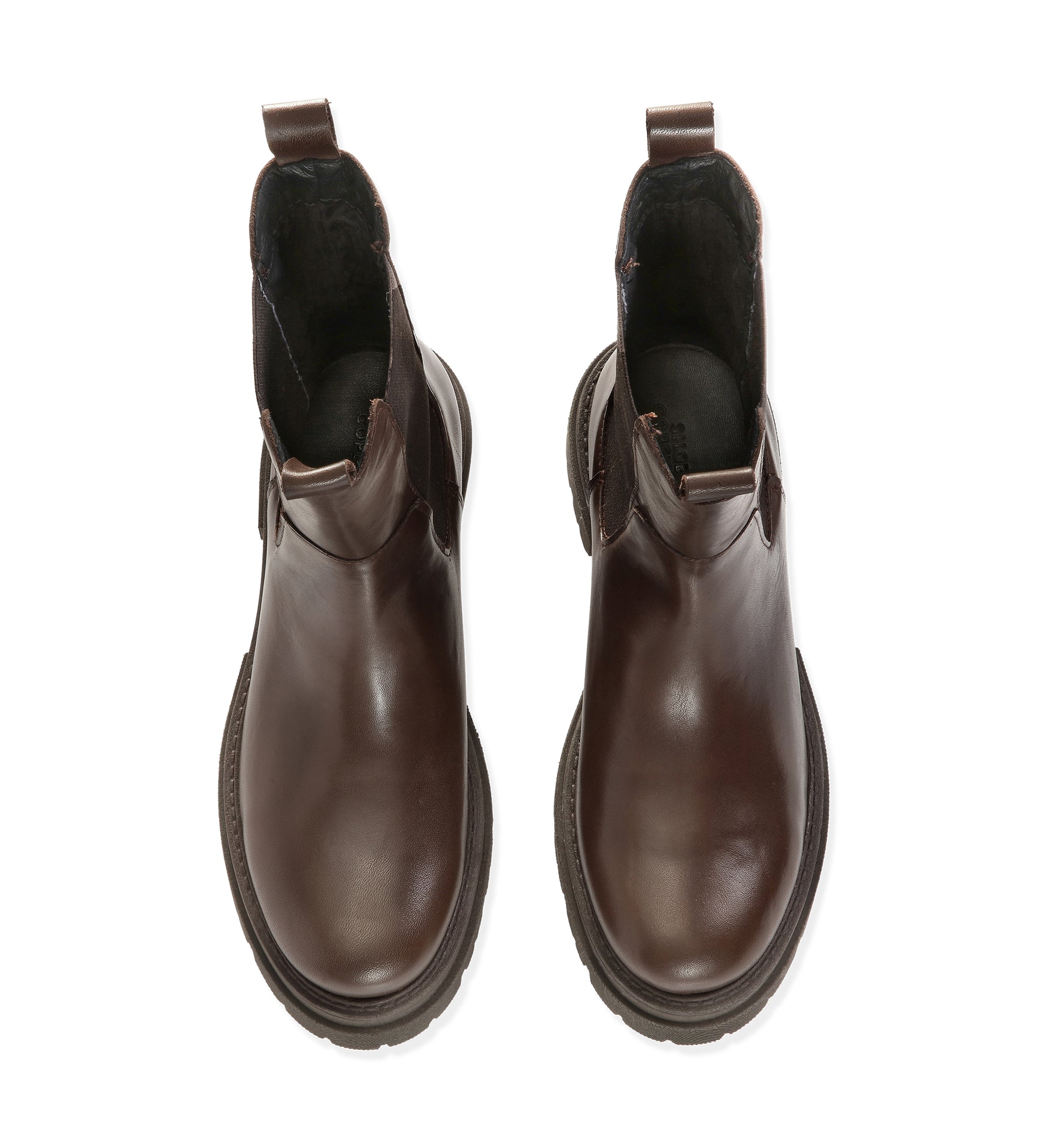 Shoe Biz Prima Short Boot Dark Brown