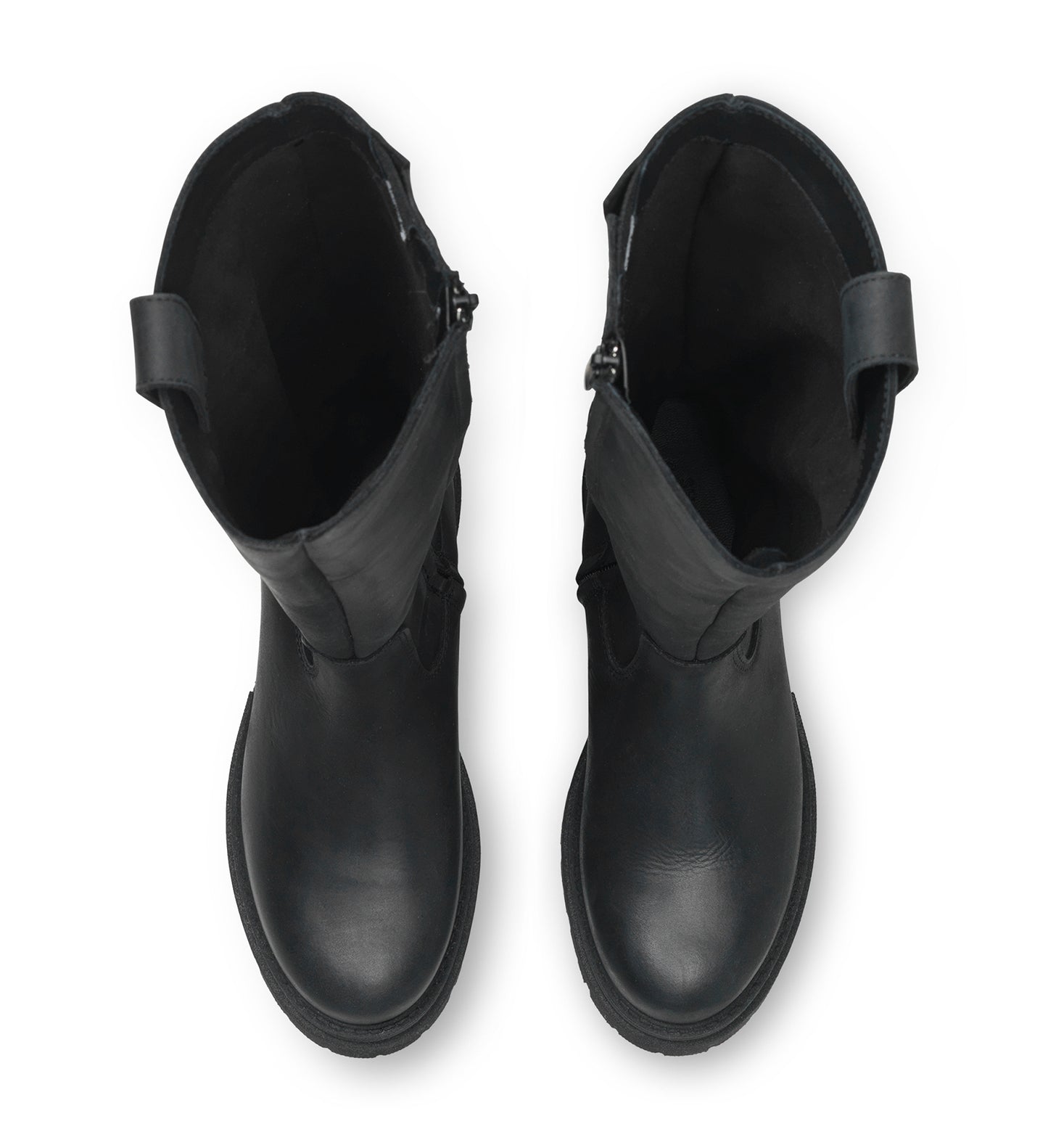 Shoe Biz Skin Vaca Alfa Long Boot Black