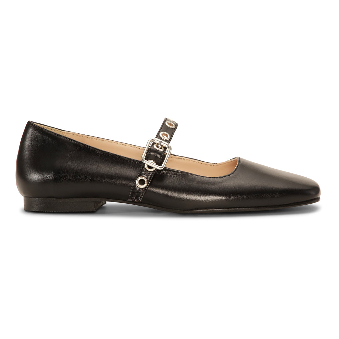 Shoe Biz Victoria Black Ballerina Black