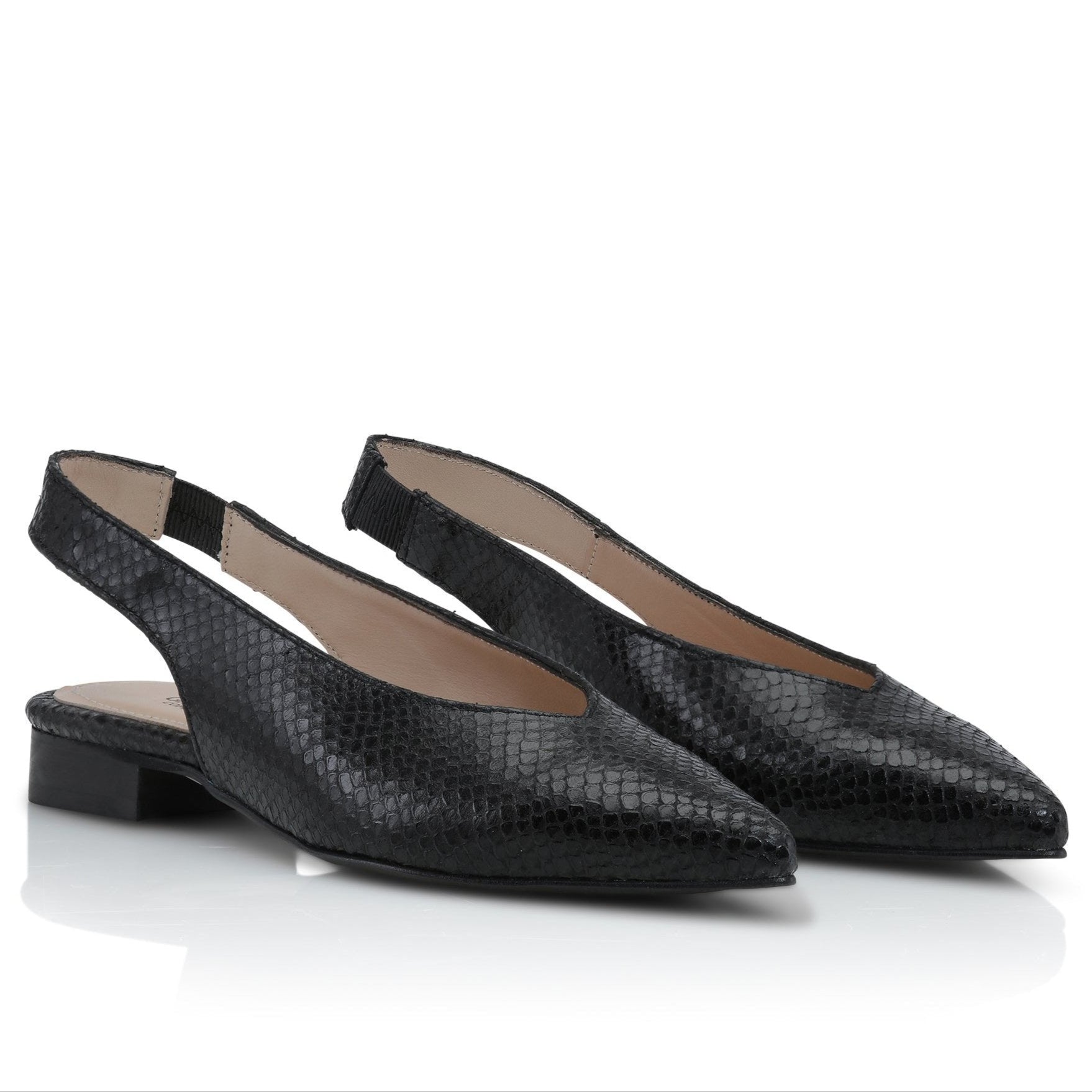 Gardenia Copenhagen Carolyn Sling Back Black
