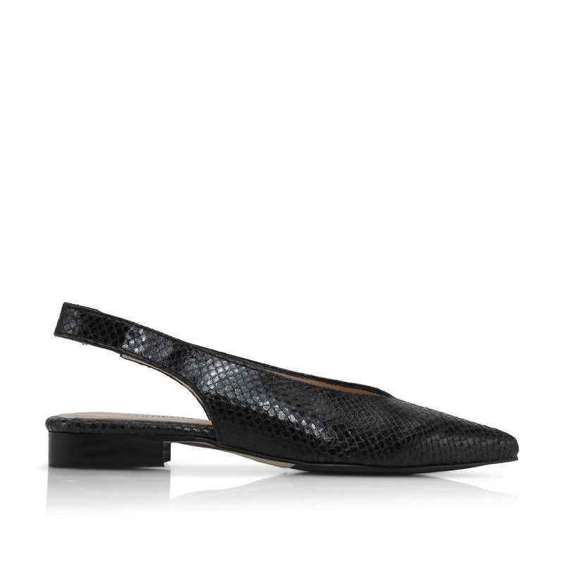 Gardenia Copenhagen Carolyn Sling Back Black