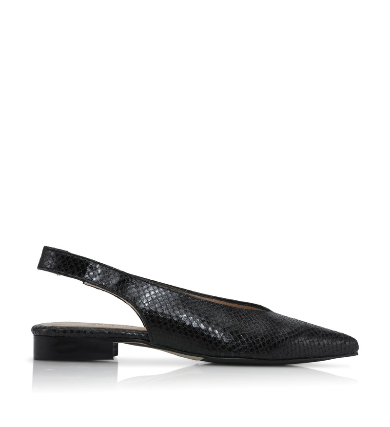 Gardenia Copenhagen Carolyn Sling Back Black