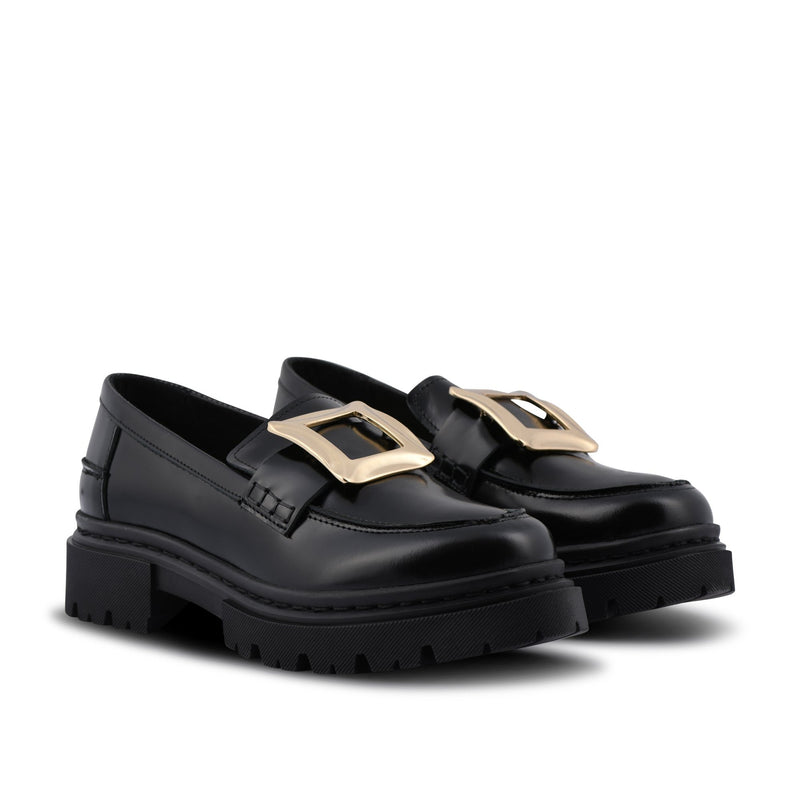 Shoe Biz Cubic Loafer Black