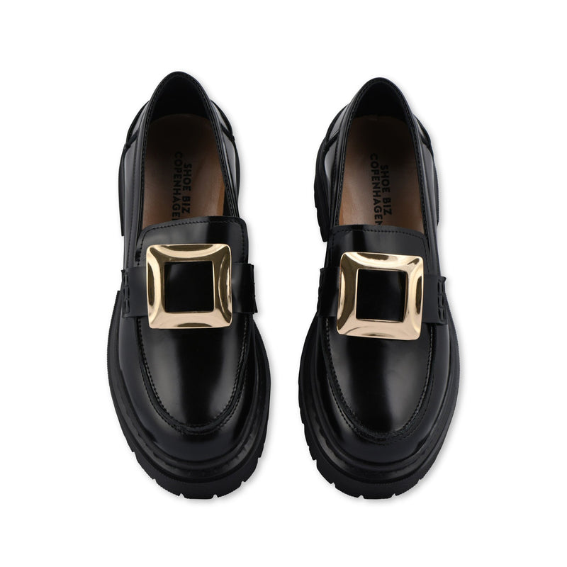 Shoe Biz Cubic Loafer Black