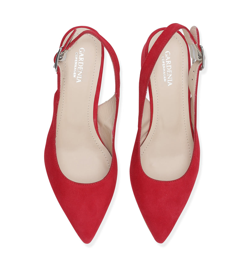 Gardenia Copenhagen Cupiter Sling Back Red