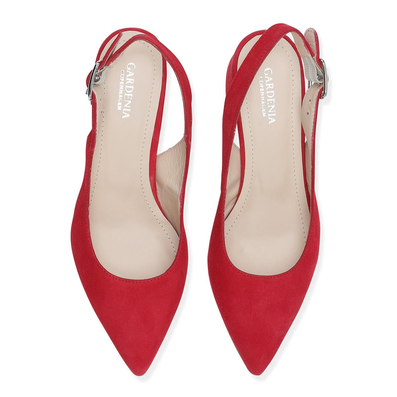 Gardenia Copenhagen Cupiter Sling Back Red