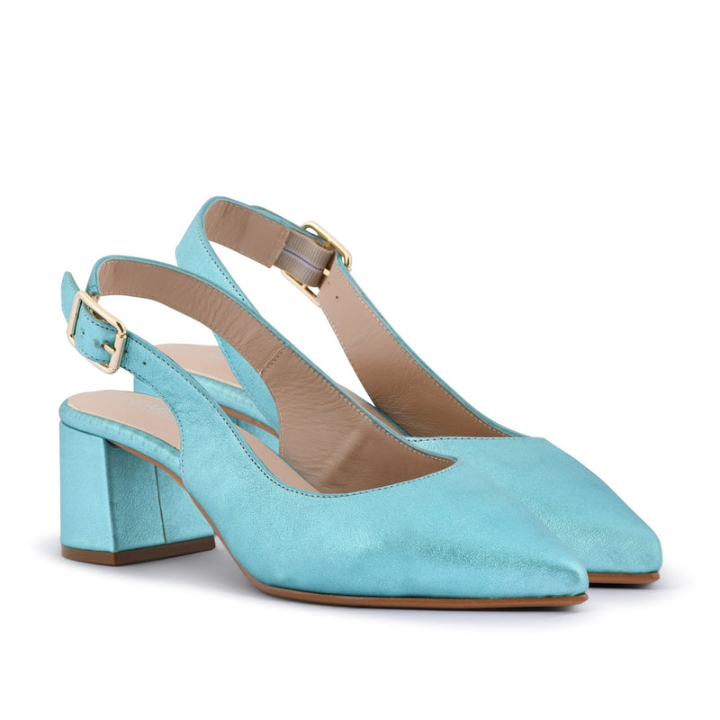 Gardenia Copenhagen Cupiter Sling Back Aqua