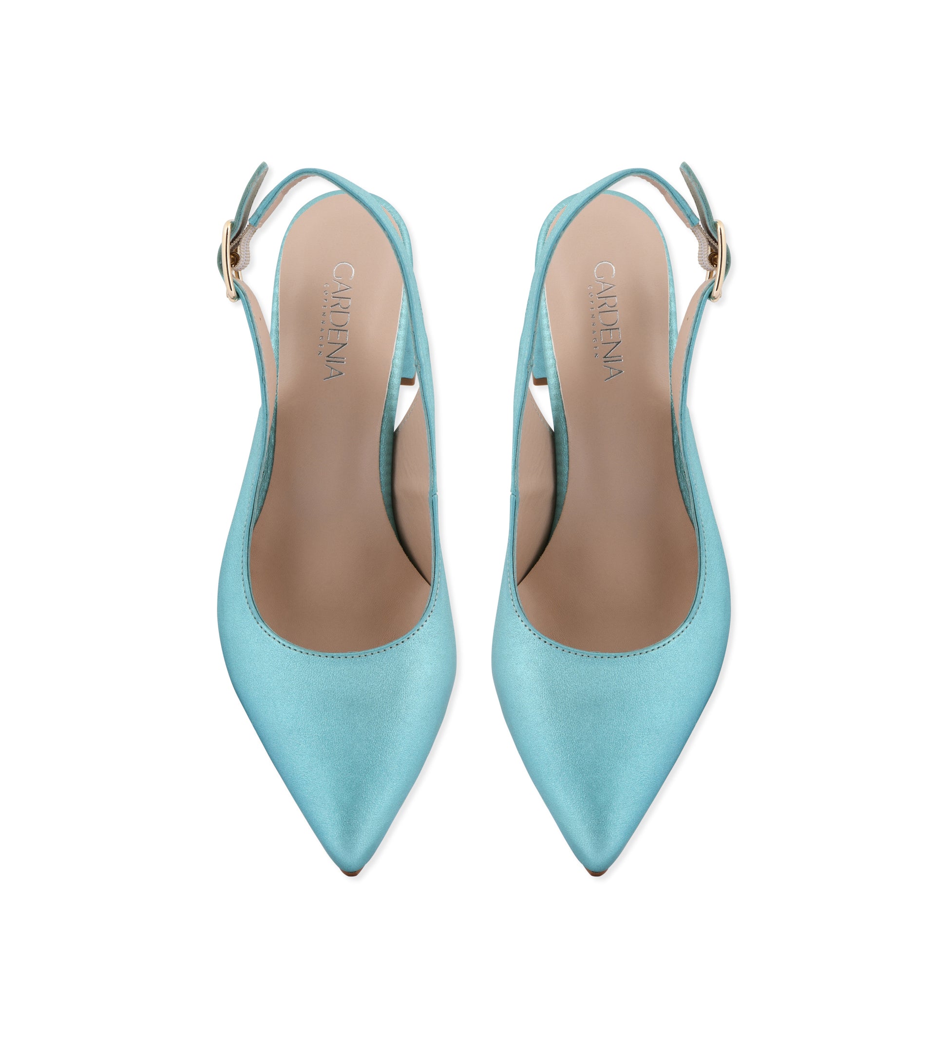 Gardenia Copenhagen Cupiter Sling Back Aqua