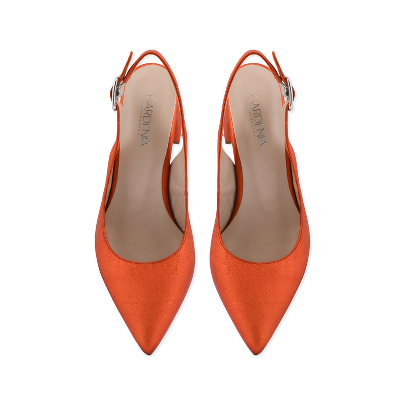 Gardenia Copenhagen Cupiter Sling Back Orange