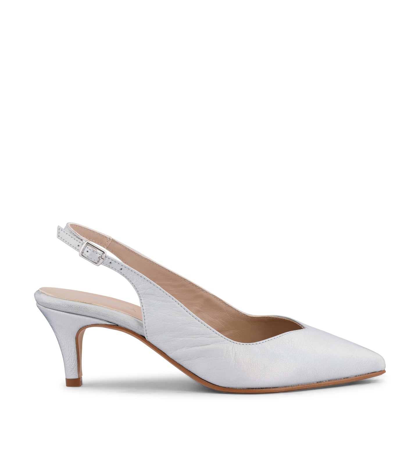 Gardenia Copenhagen Dakota Sling Back Holographic Silver