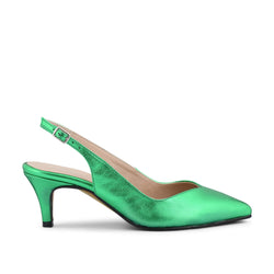 Gardenia Copenhagen Dakota Sling Back Shocking Green