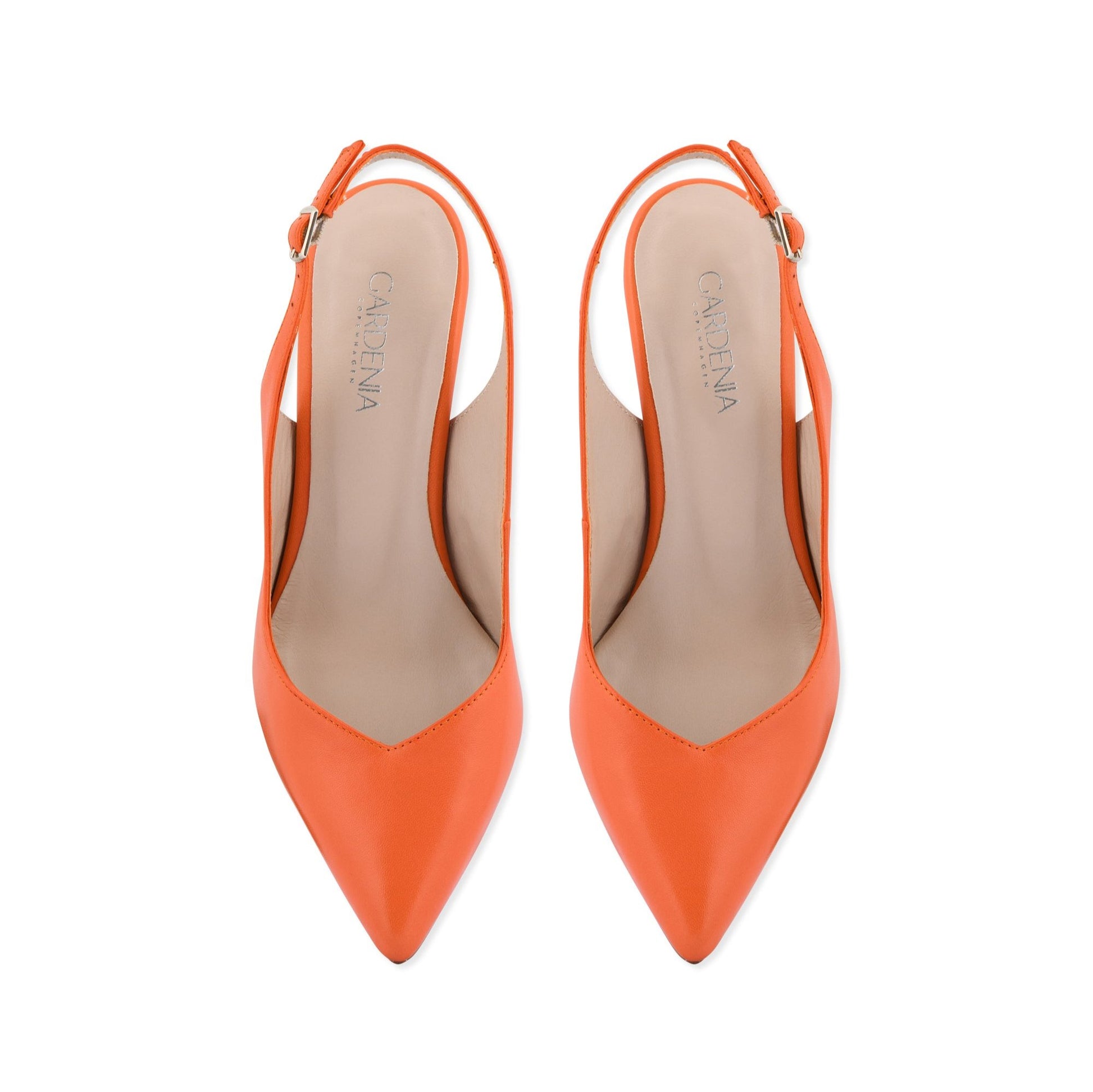 Gardenia Copenhagen Dakota Sling Back Orange