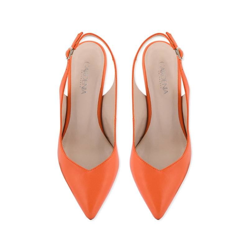 Gardenia Copenhagen Dakota Sling Back Orange