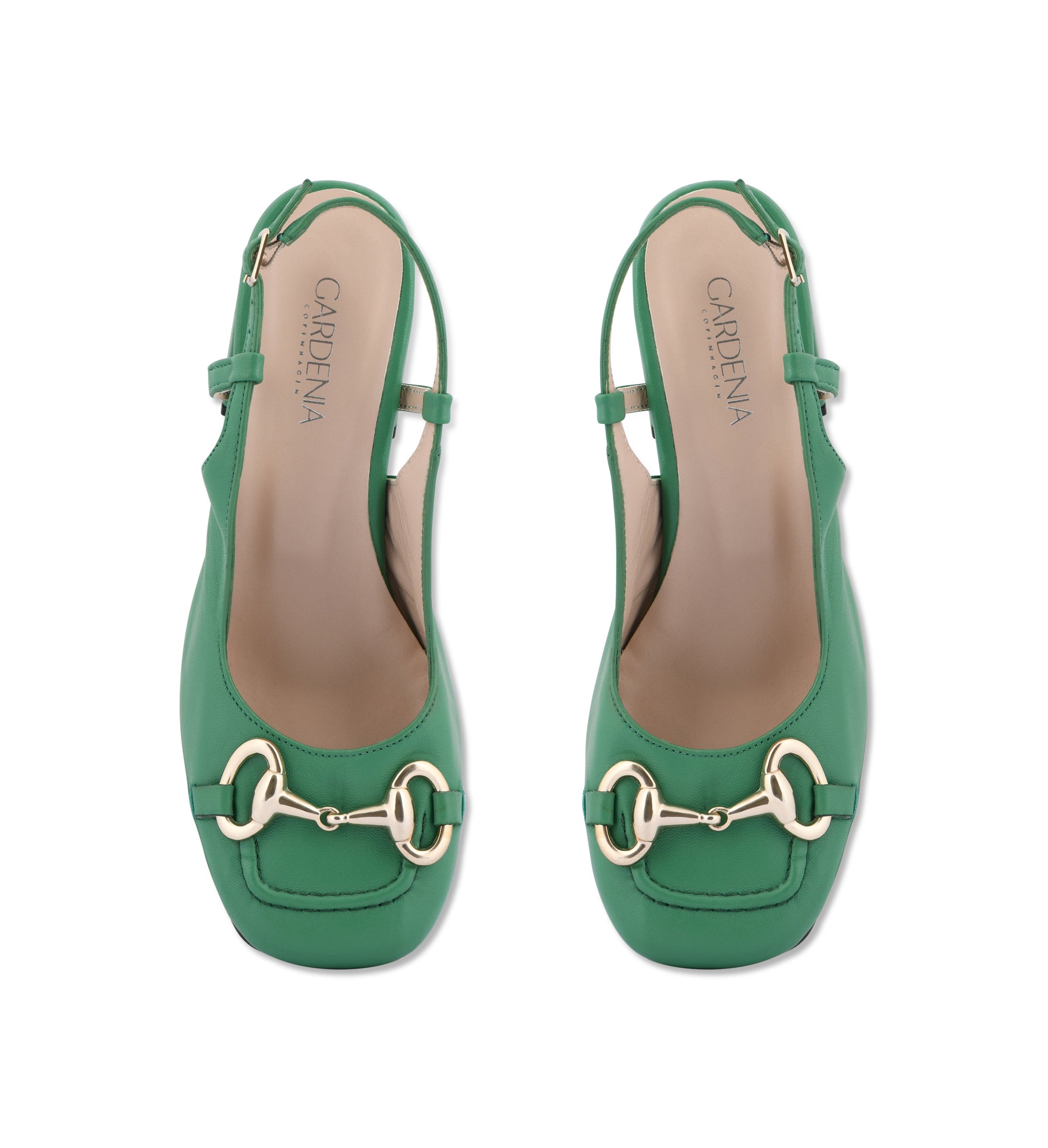 Gardenia Copenhagen Delta Sling Back Green