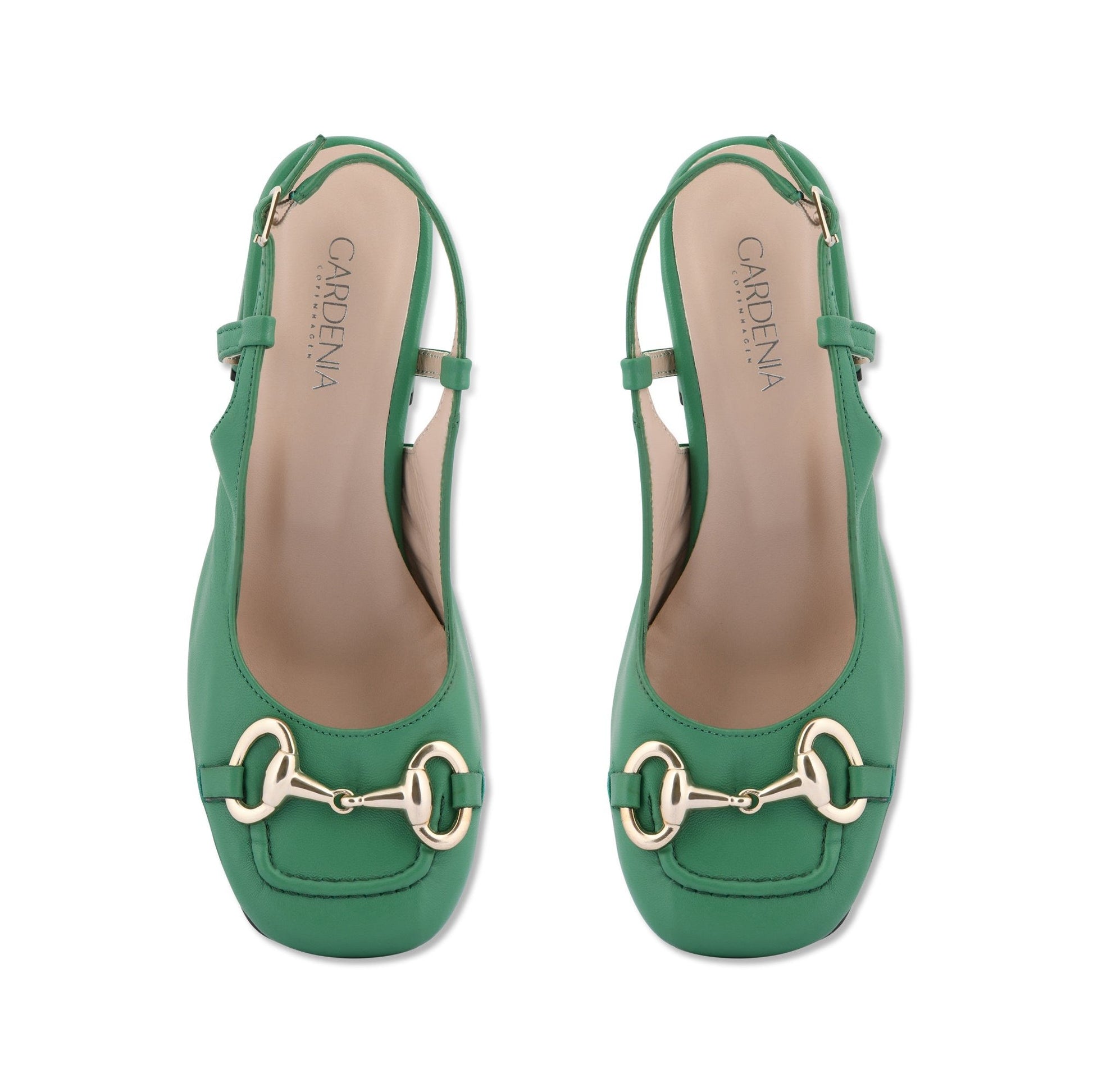 Gardenia Copenhagen Delta Sling Back Green