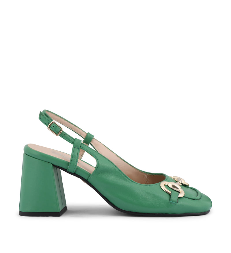 Gardenia Copenhagen Delta Sling Back Green