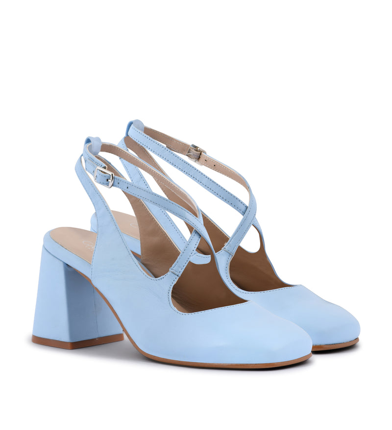 Gardenia Copenhagen Dion Sling Back Light Blue