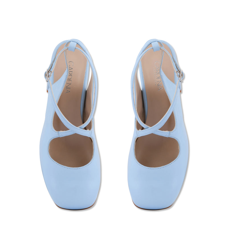 Gardenia Copenhagen Dion Sling Back Light Blue