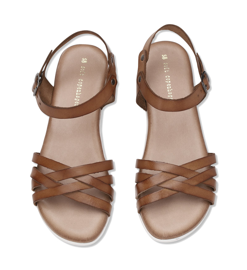 Shoe Biz Gaelle Sandal - Soft Cognac