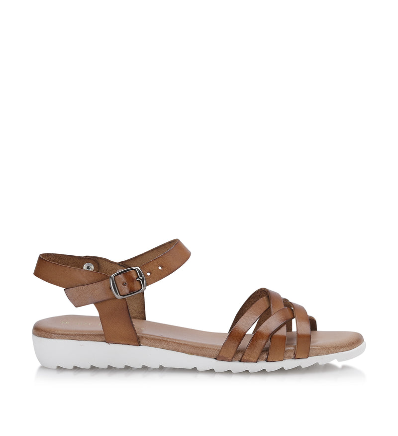 Shoe Biz Gaelle Sandal - Soft Cognac