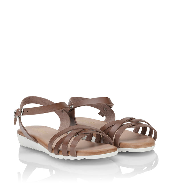 Shoe Biz Gaelle Sandal - Soft Dark Brown