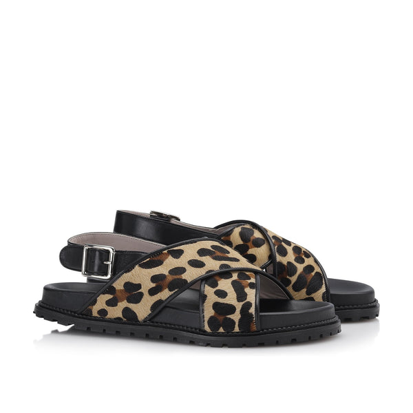 Gardenia Copenhagen Grappa Sling Back Leopard