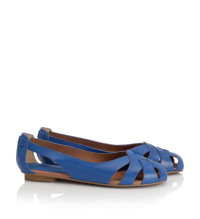 Shoe Biz Hanneine Ballerina Indigo Blue