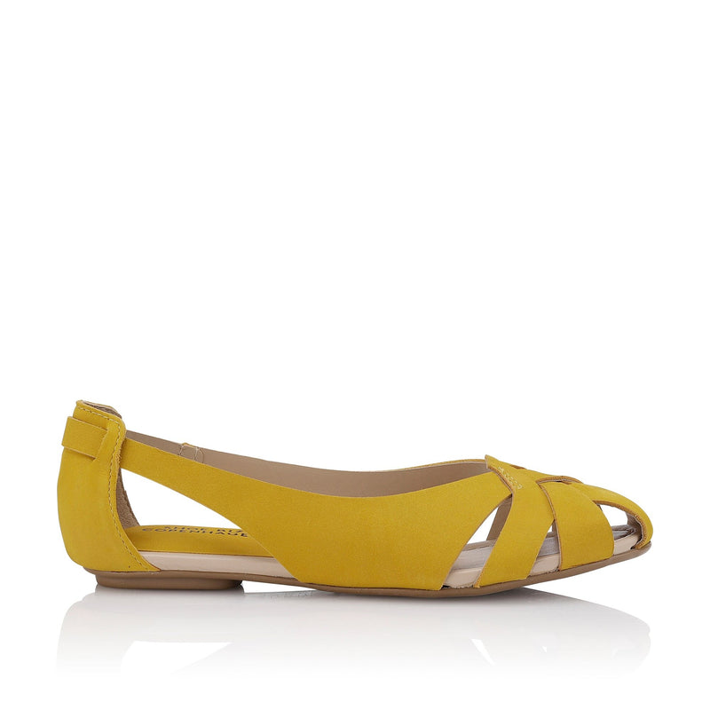 Shoe Biz Hanneine Ballerina Yellow