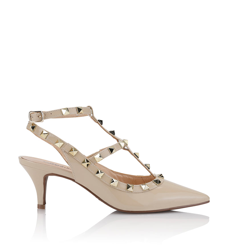 Shoe Biz Helene Sling Back Nude