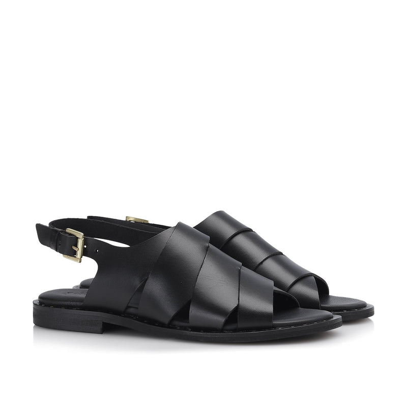 Shoe Biz Hester Studs Sandal Black