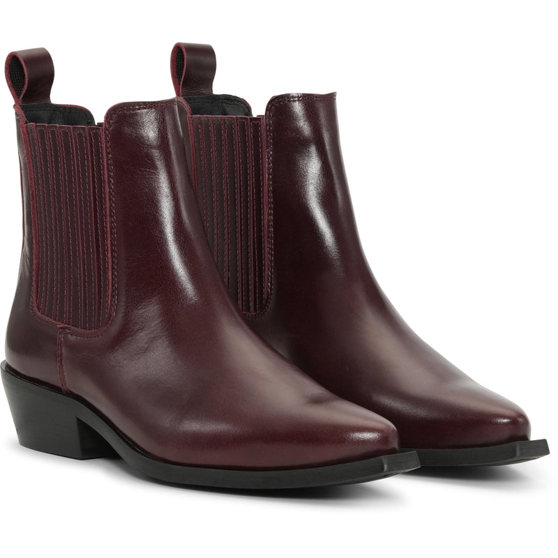 Shoe Biz Isabella Short Boot Burgundy