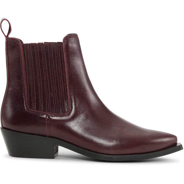 Shoe Biz Isabella Short Boot Burgundy