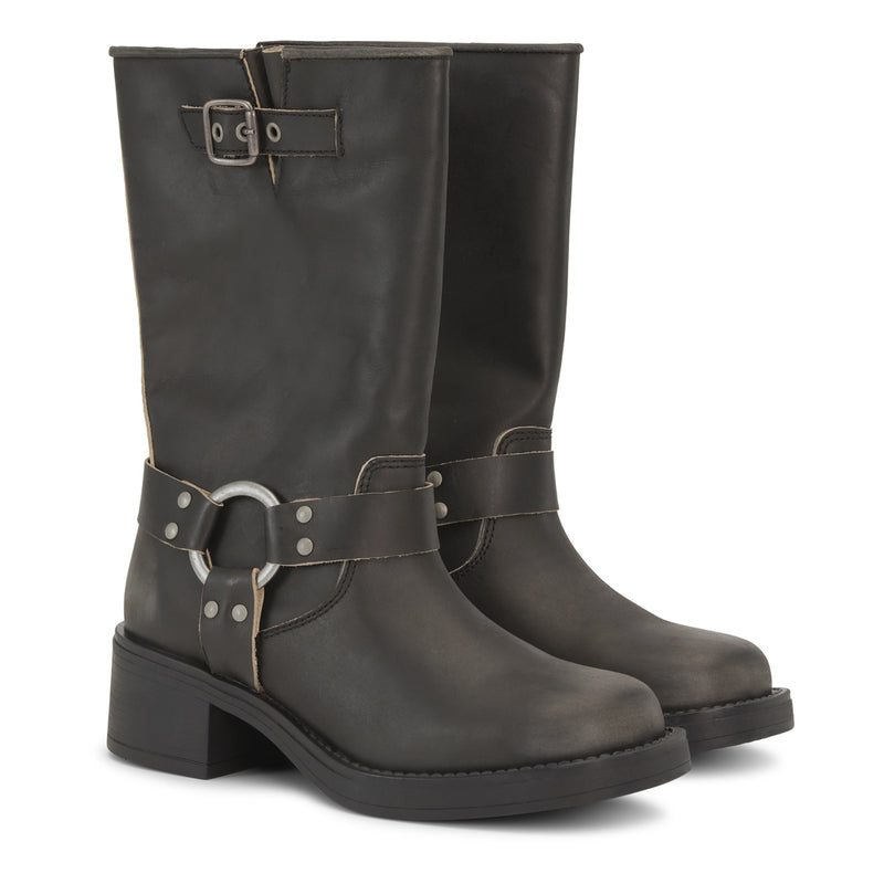 Shoe Biz Leto Mid Length Boot Black