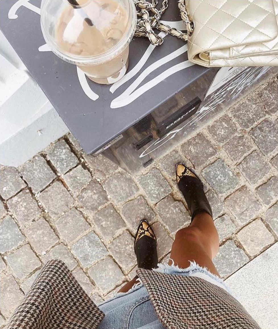 Gardenia Copenhagen Lisbon Short Boot Snake Yellow / Black