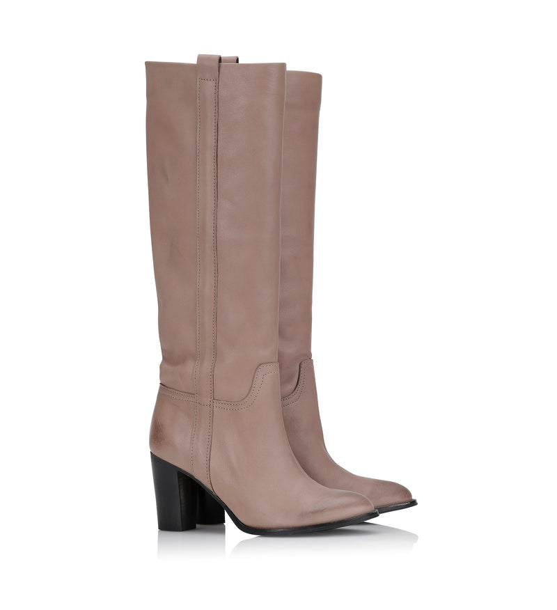 Gardenia Copenhagen Manila Long Boot Taupe 6967