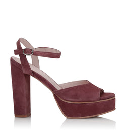 Gardenia Copenhagen Marlon Plateau Sandal Suede Rose