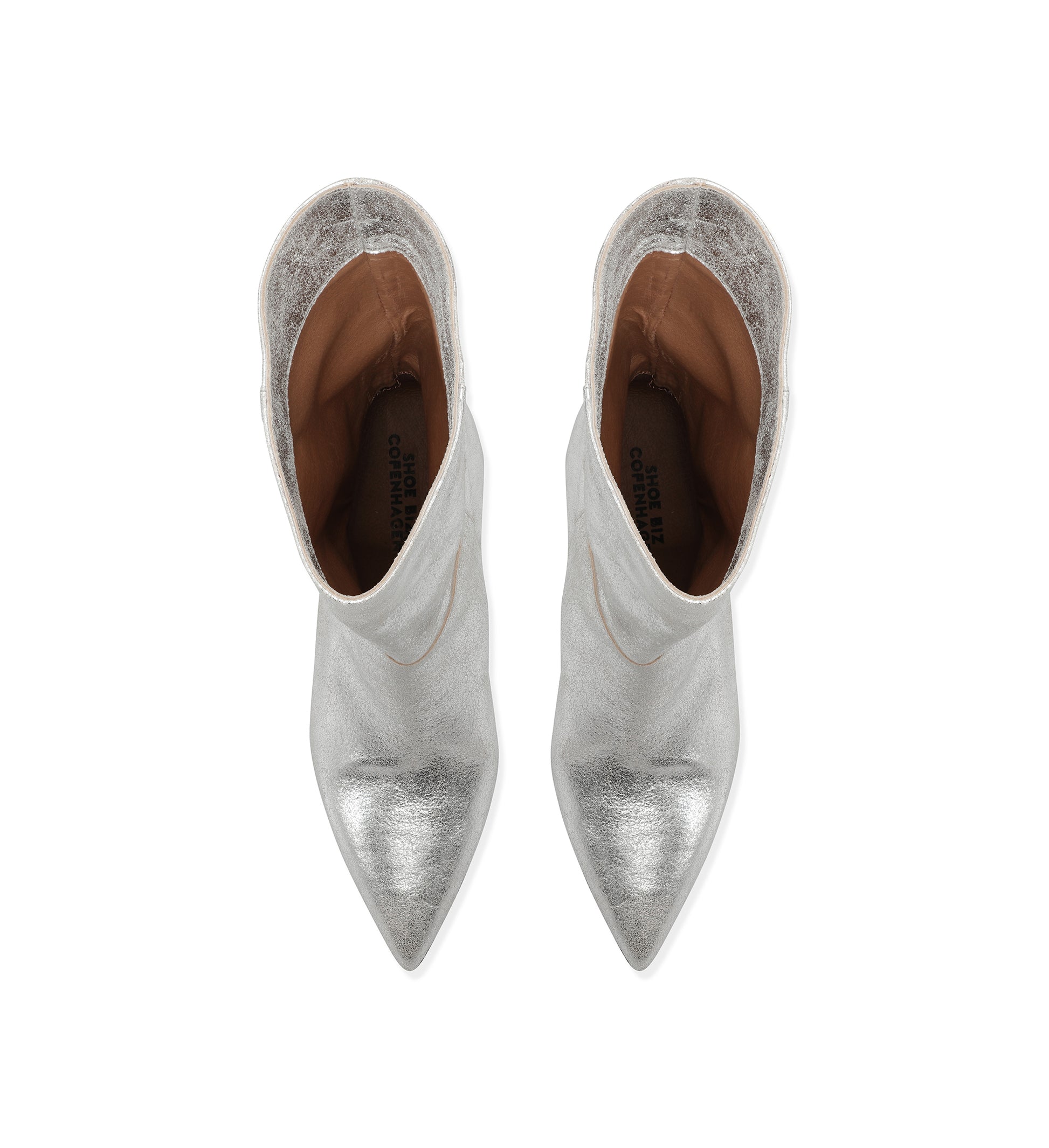 Shoe Biz Miriam Mid Length Boot Silver