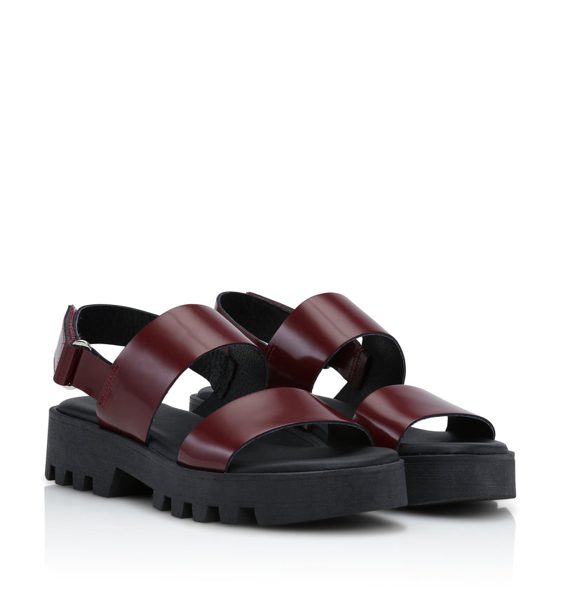 Shoe Biz Namibia Sandal Burgundy