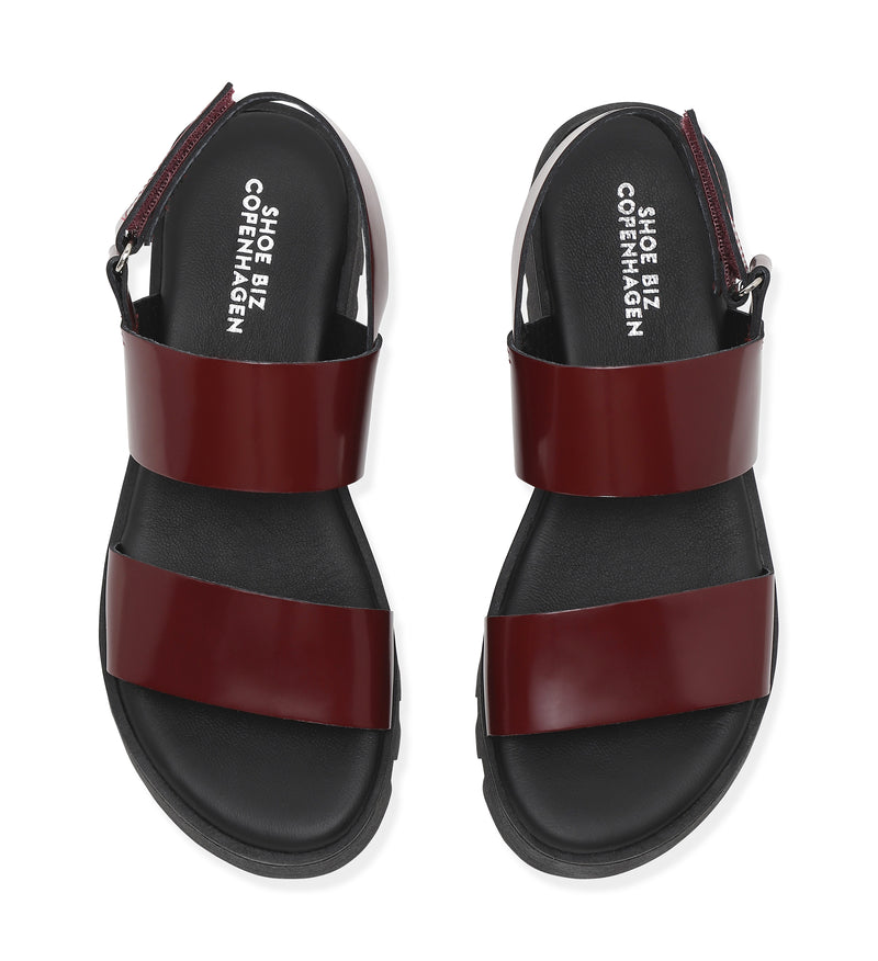 Shoe Biz Namibia Sandal Burgundy