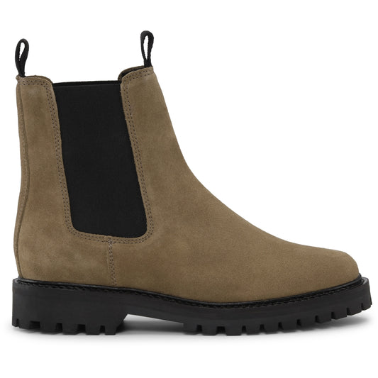 Shoe Biz Nilou Suede Taupe Shoe Taupe