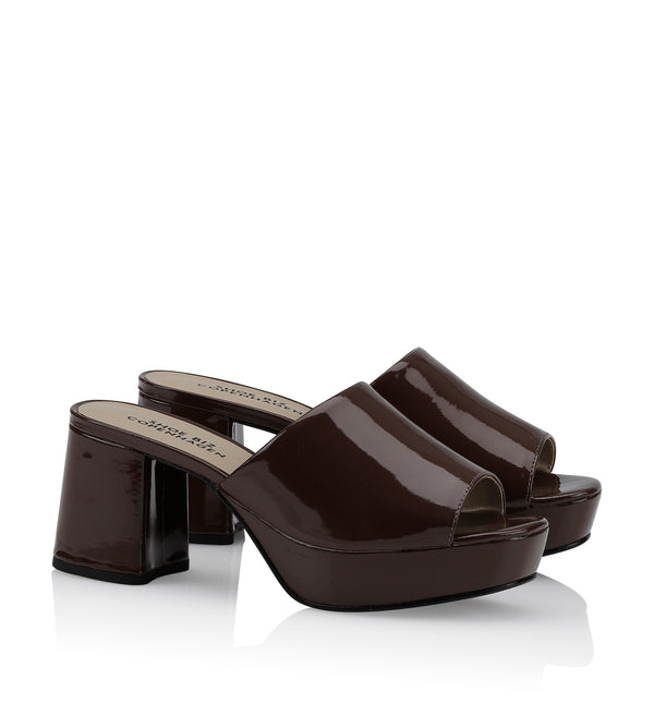 Shoe Biz Nyx Slipper Dark Brown