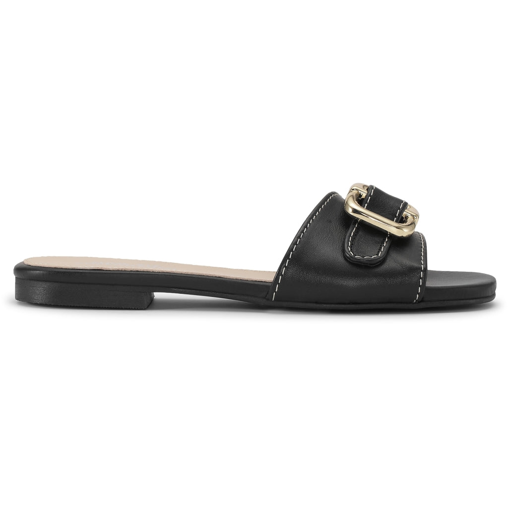 Shoe Biz Phoenix Sandal Black/gold