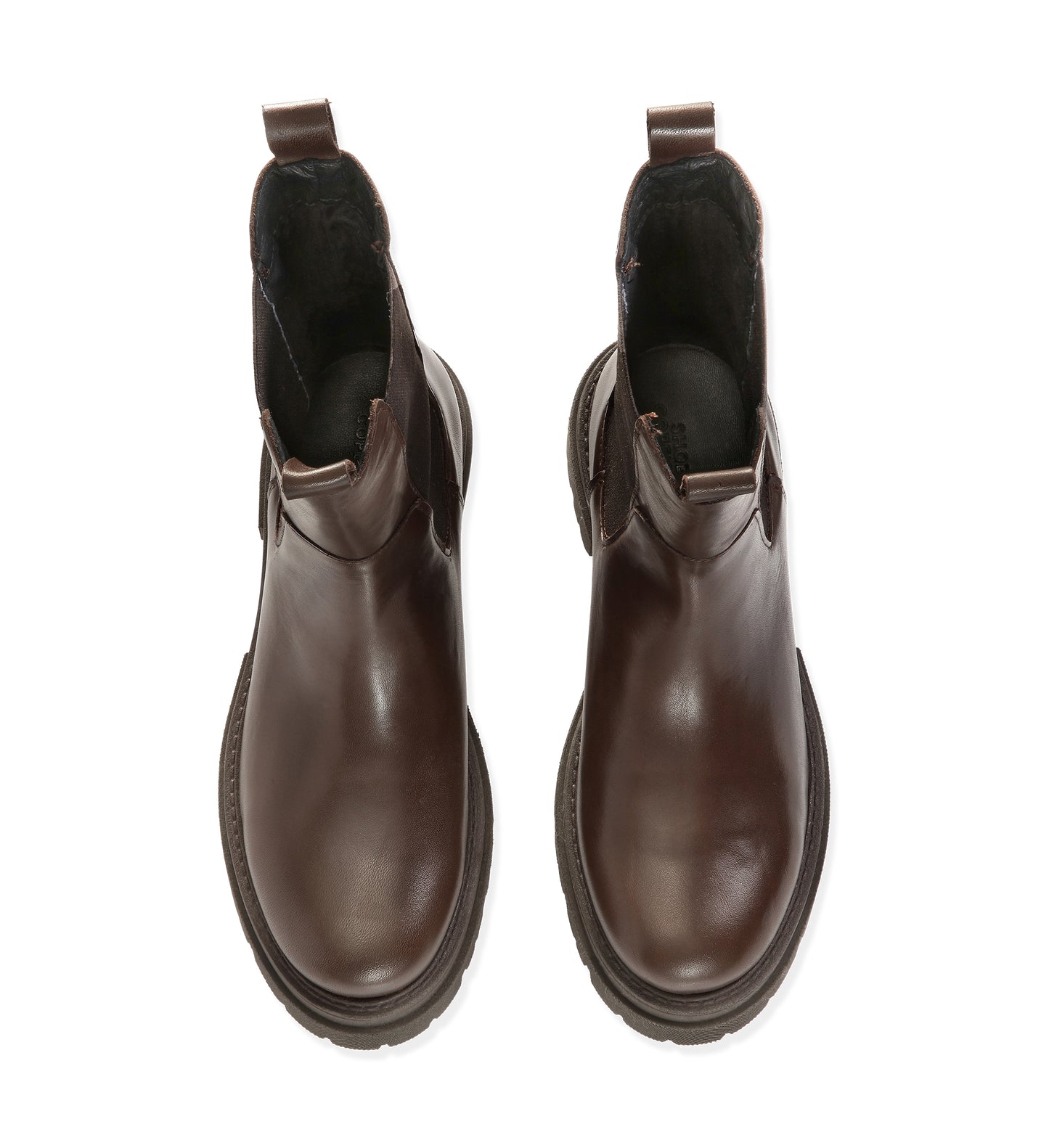 Shoe Biz Prima Short Boot Dark Brown