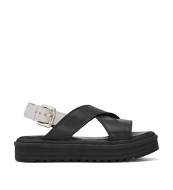 Shoe Biz Silana Sandal Black / Cream