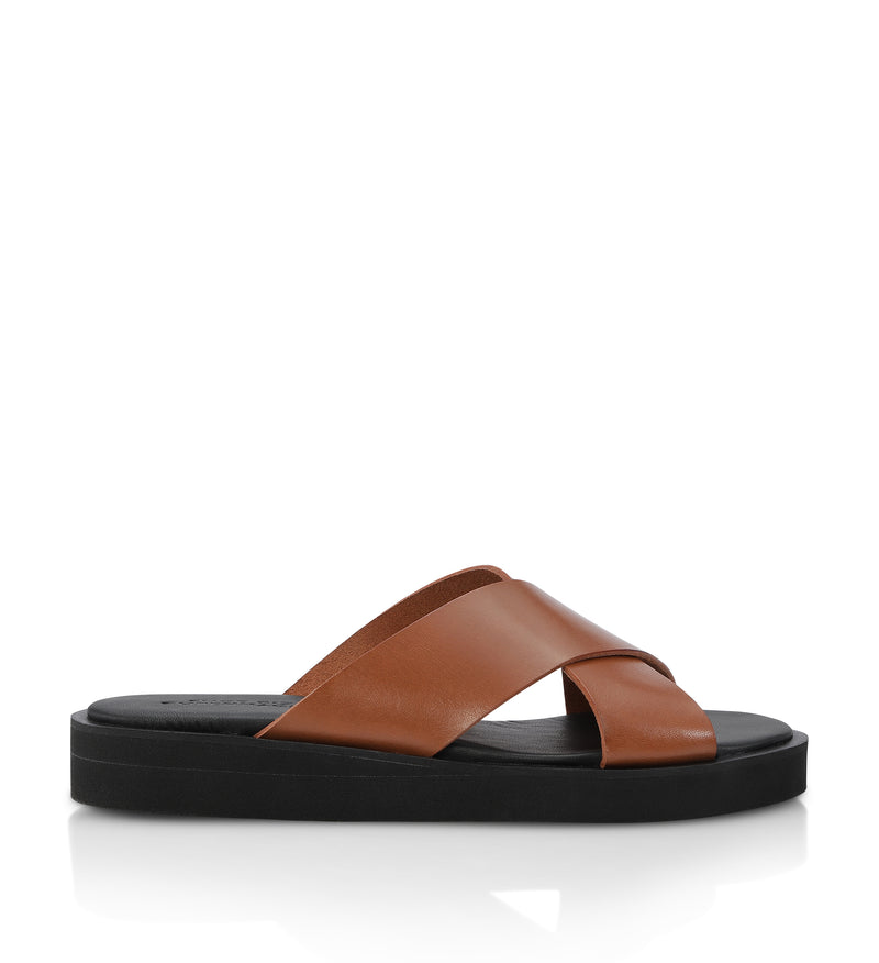 Shoe Biz Sille Slipper Cognac