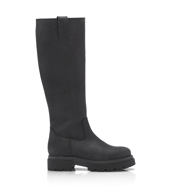 Shoe Biz Skin Long Boot Black