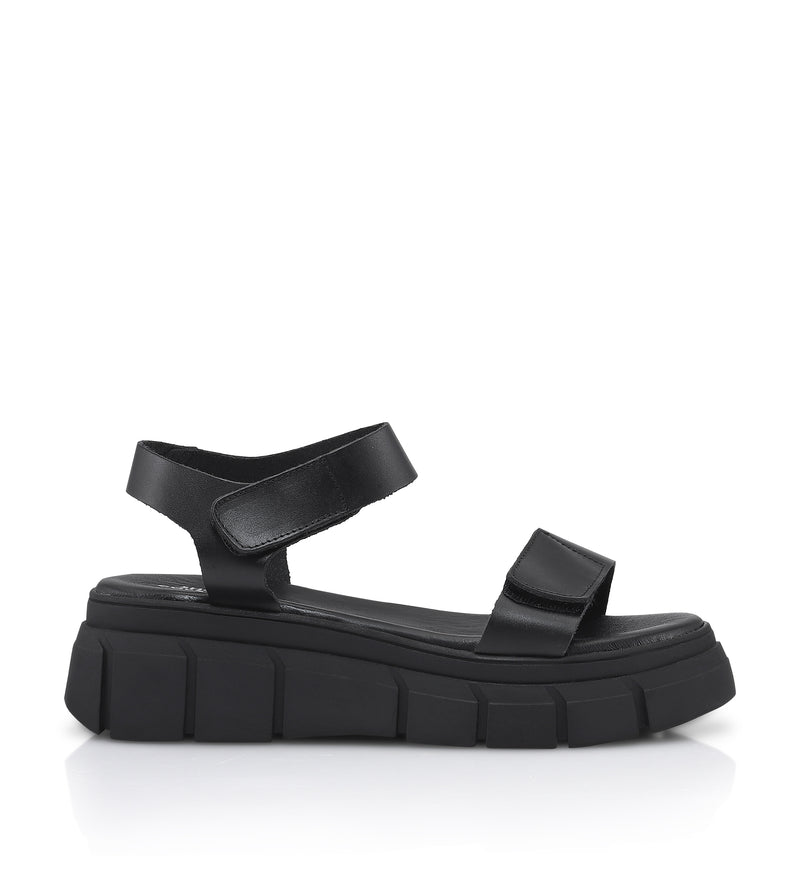 Shoe Biz Solar Sandal Black